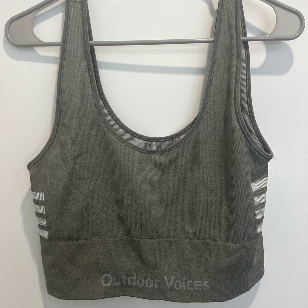 OV Set Ribbed Grey/White